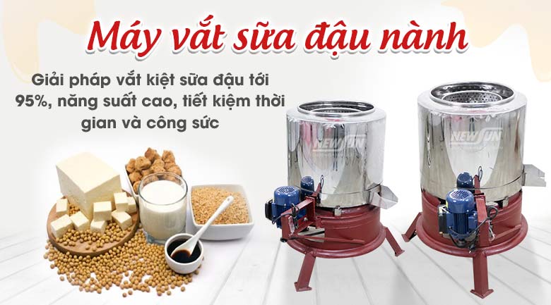 Máy vắt bã đậu NEWSUN chính hãng, giá tốt - Cập nhật mới nhất