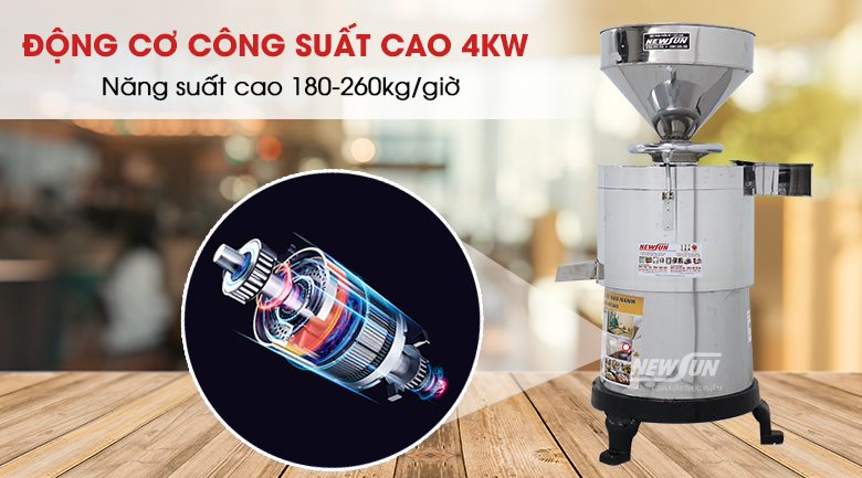 Xay vắt liên tục, năng suất cao