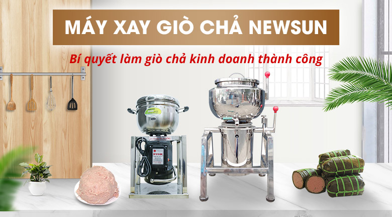 Máy xay giò chả kinh doanh Máy xay giò chả kinh doanh
