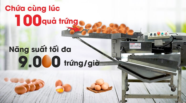 Máy tách lòng đỏ trứng cho năng suất cao vượt trội