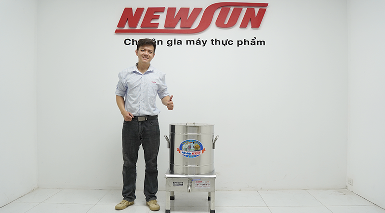 Ảnh thực tế nồi nấu phở tủ điện rời NEWSUN
