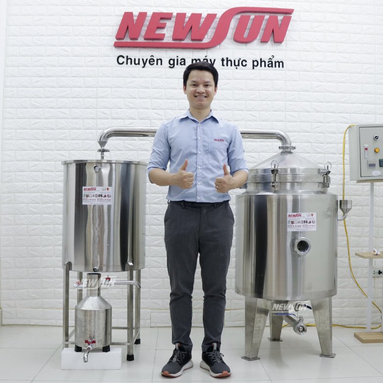 Tổng hợp các loại nồi chưng cất tinh dầu NEWSUN cung cấp 
