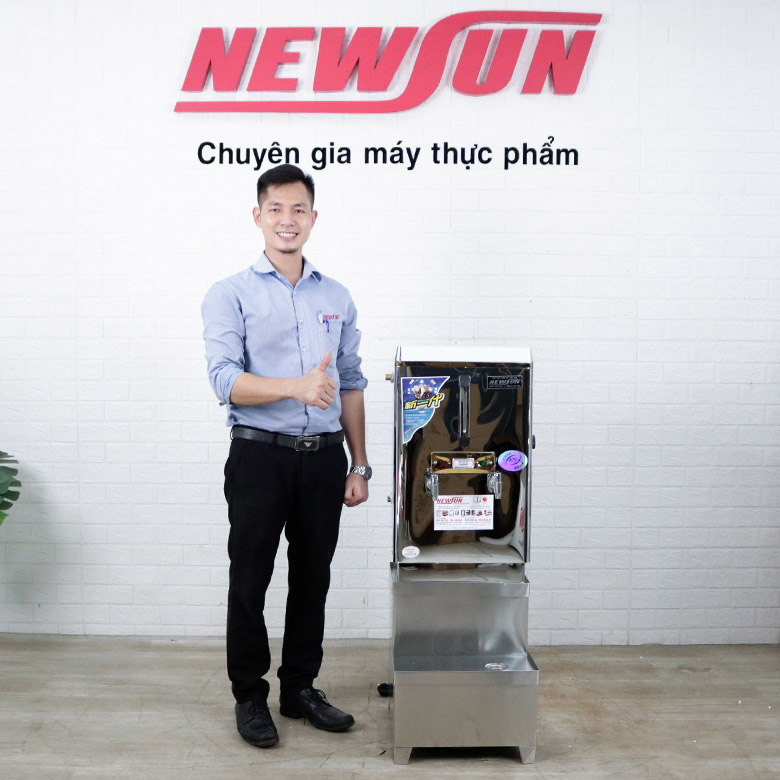 Máy đun nước nóng NEWSUN nổi bật với thiết kế hiện đại