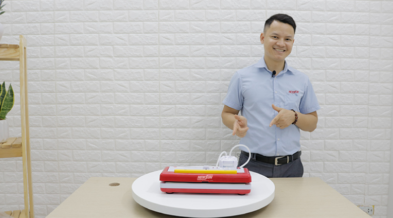 Thực tế máy hút chân không mini gia đình DZ300B