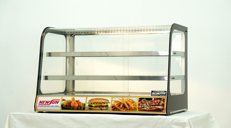 Tủ giữ nóng gà rán được nhiều người sử dụng