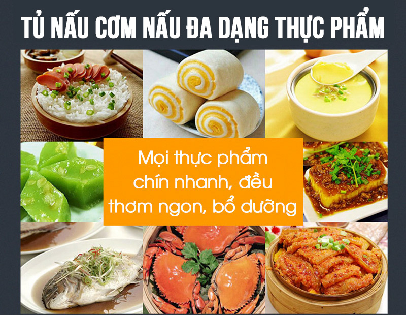 Tủ nấu cơm nấu hấp đa năng Tủ nấu cơm nấu hấp đa năng