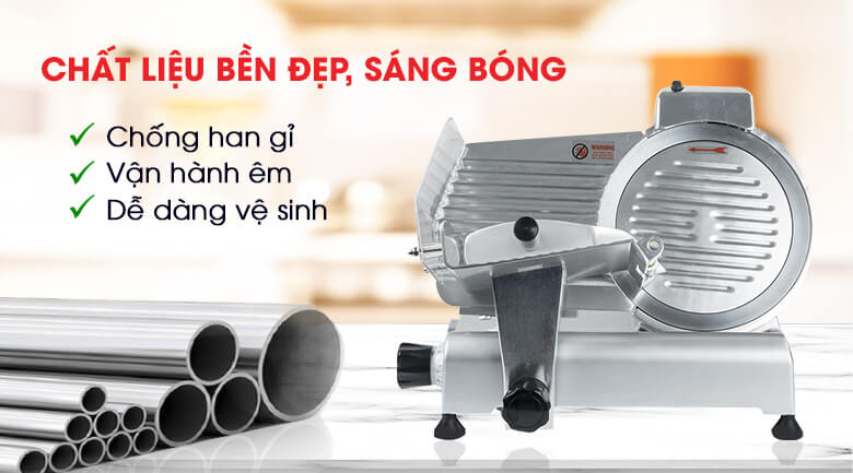 máy sử dụng chất liệu hợp kim nhôm bền đẹp