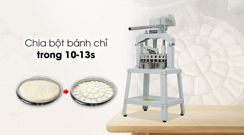 Chia bột bánh trong 10-13s