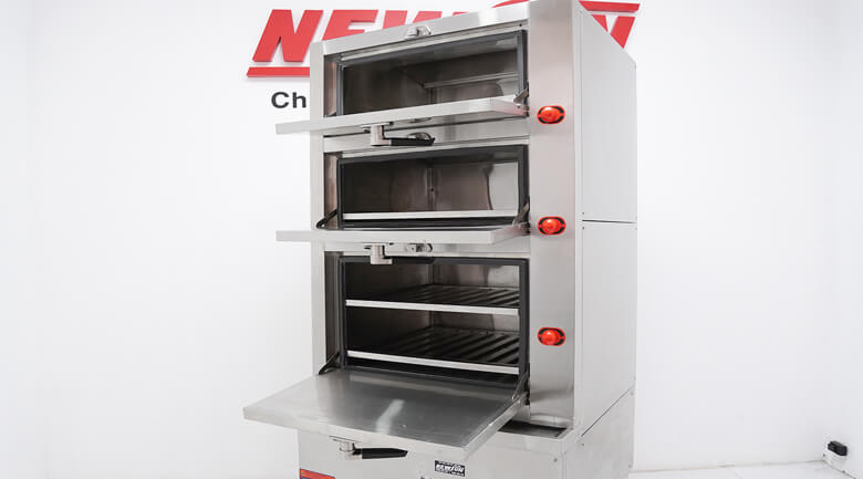 Tủ hấp hải sản thiết kế 3 tầng độc lập Tủ hấp hải sản thiết kế 3 tầng độc lập