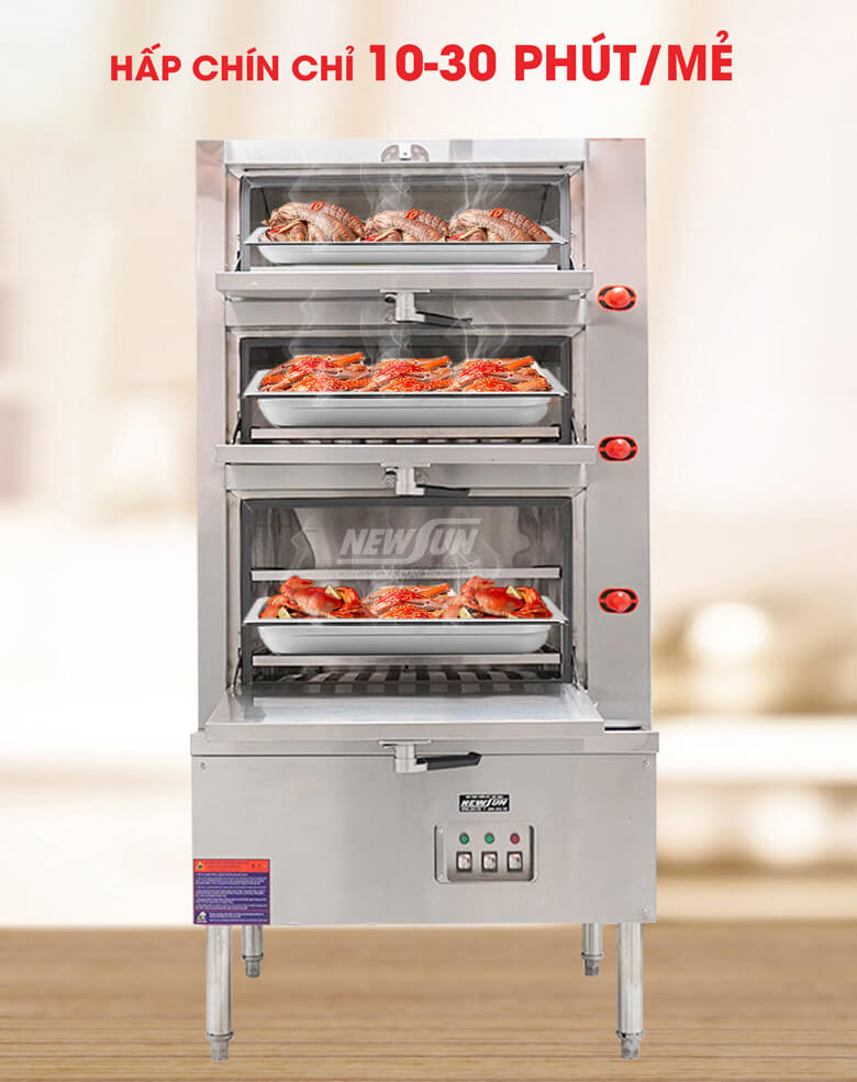 Gia nhiệt nhanh, hấp chín hải sản nhanh chóng Gia nhiệt nhanh, hấp chín hải sản nhanh chóng