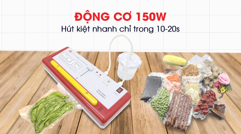 Hút kiệt không khí nhanh chóng