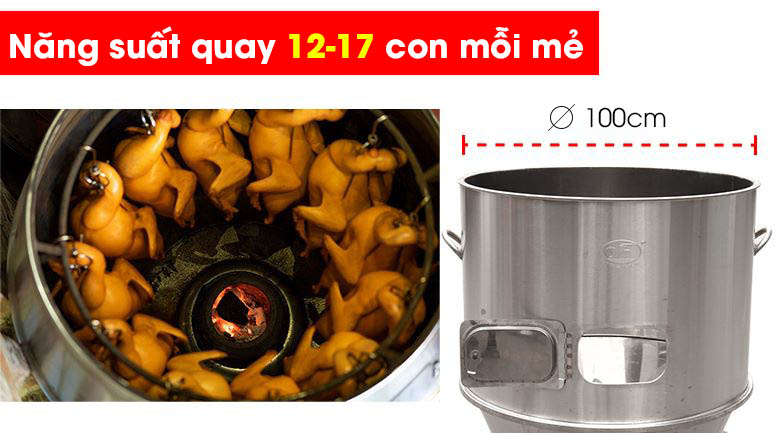 Quay nướng cùng lúc số lượng lớn gà vịt Quay nướng cùng lúc số lượng lớn gà vịt