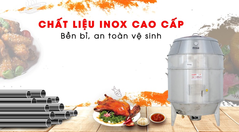 Bền bỉ lâu dài nhờ sử dụng inox chất lượng cao Bền bỉ lâu dài nhờ sử dụng inox chất lượng cao