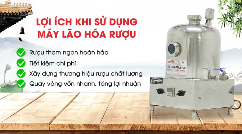 Lợi ích khi sử dụng máy lão hóa rượu
