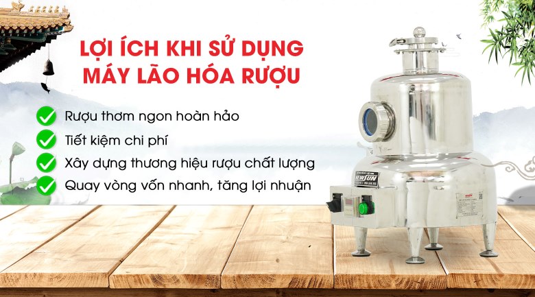 Lợi ích khi sử dụng máy lão hóa rượu